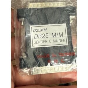 DB25 RS232 Gender Changer F M Wiring Adapter Turns Female Cable to Male to F